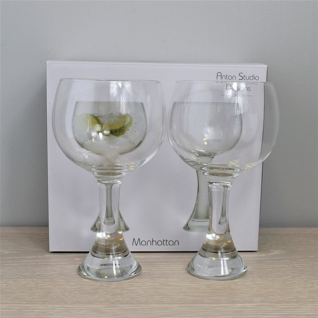 Manhattan Gin Glasses