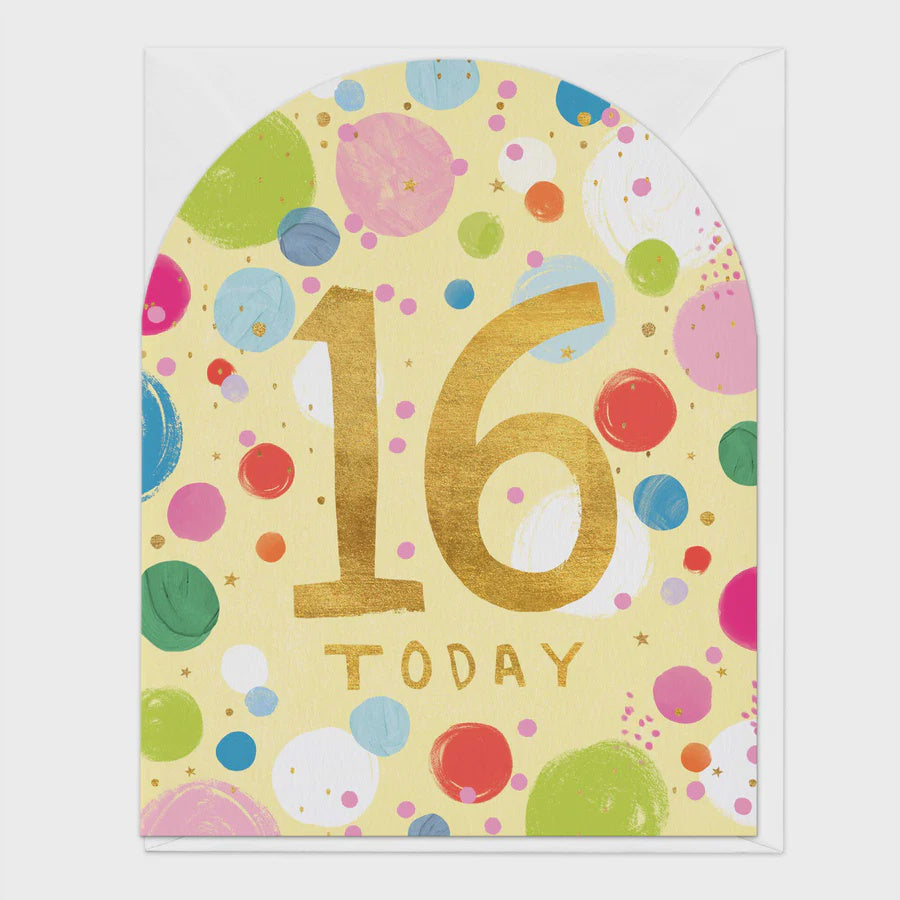 Arch 16th Birthday Card