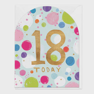 Arch 18th Birthday Card