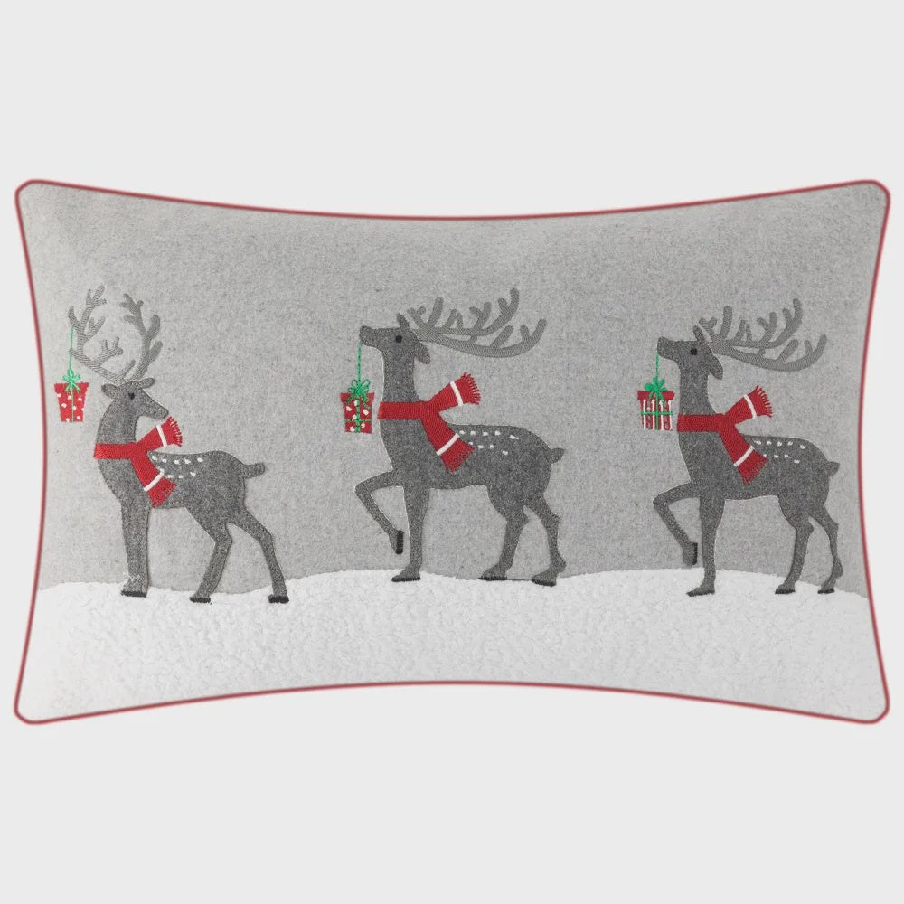 Festive Reindeer Cushion