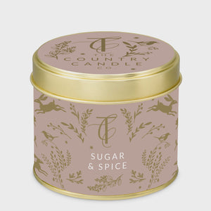 Sugar & Spice Candle Tin