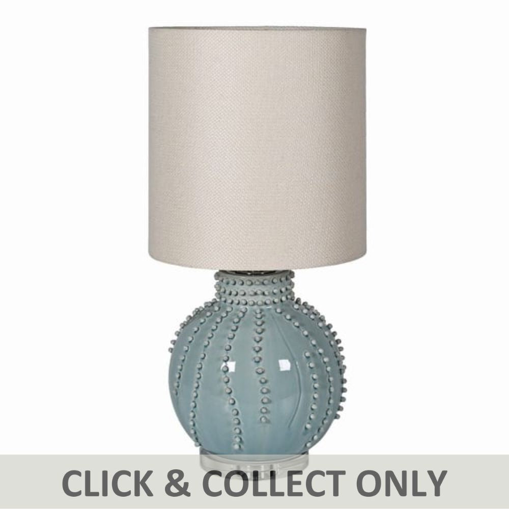 Pastle Green Beaded Table Lamp