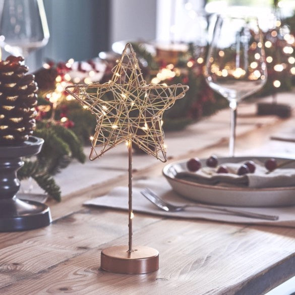 Gold Star Table Light