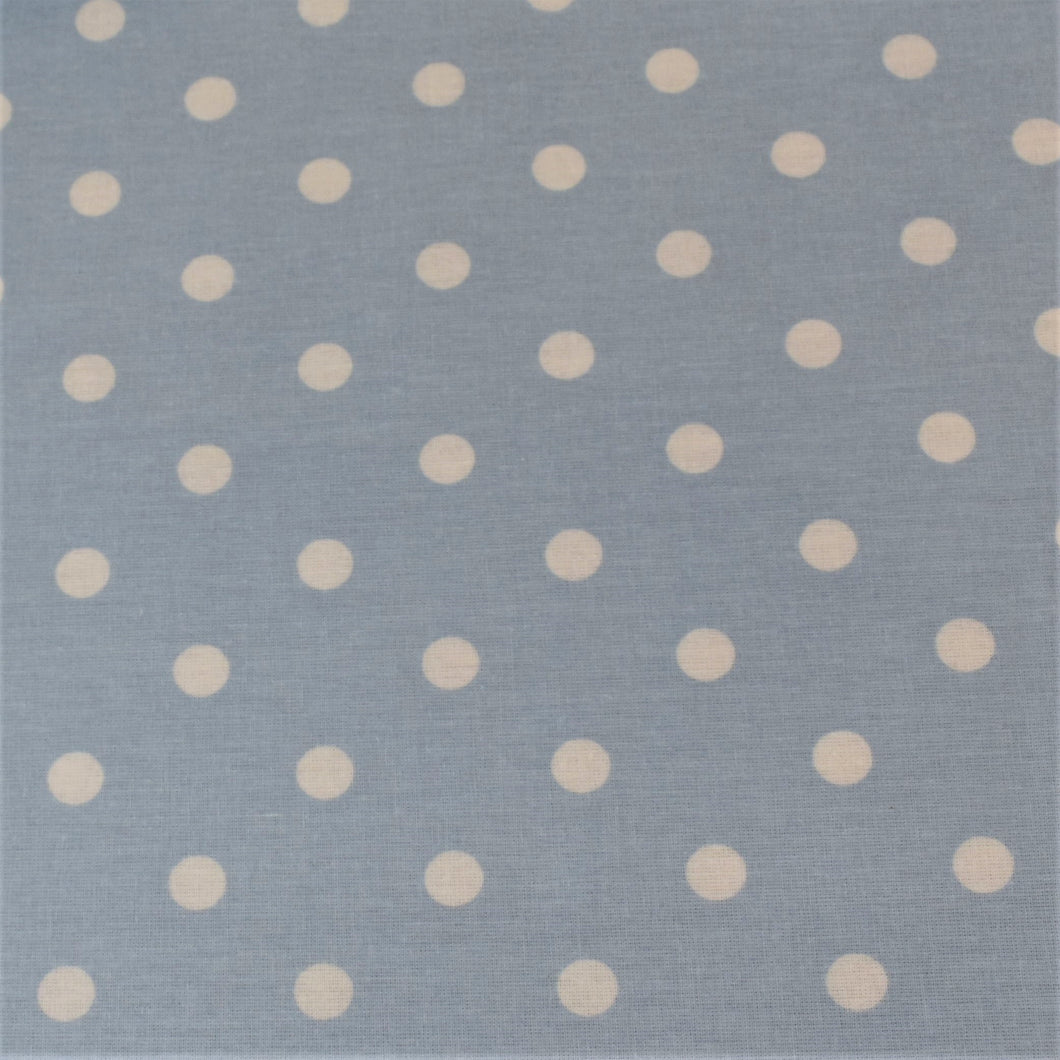 Oilcloth - Light blue large spots