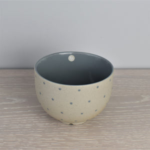 Broste 'Eli' Soft Blue Dot Bowl