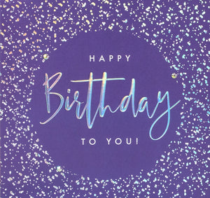 'Happy Birthday to You!' Birthday Card