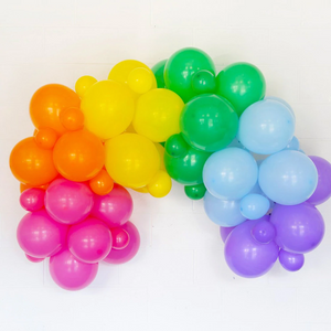 Rainbow Balloon Arch